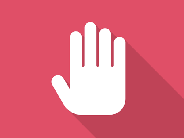 stop hand