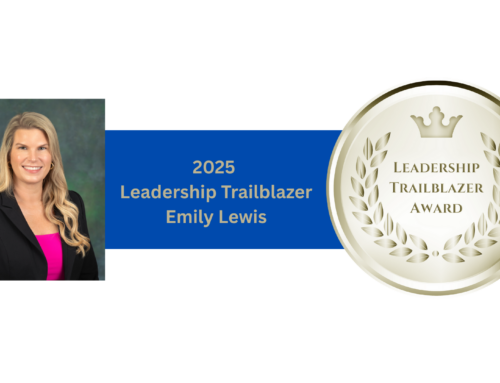 CONGRATULATIONS TO THE 2025 LEADERSHIP TRAILBLAZER WINNER EMILY LEWIS